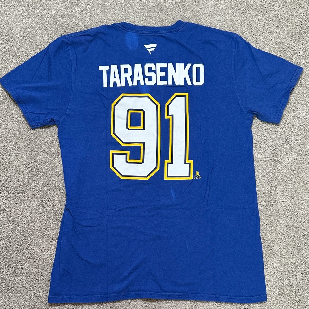Fanatics Blue NHL Blue Tarasenko 91 T-Shirt